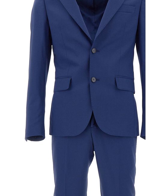 Brian Dales Blue Two-Piece Suit for men