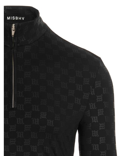 M I S B H V Black Monogram Sweater, Cardigans for men