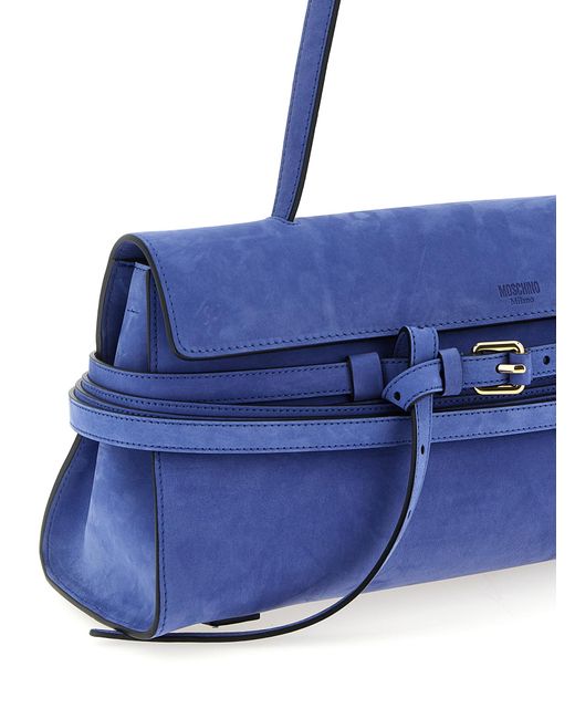 Moschino Blue 'Tie Me' Shoulder Bag