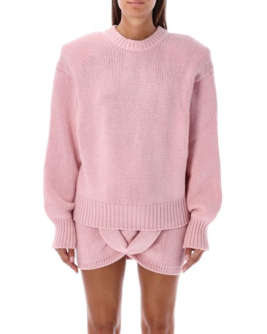 Magda Butrym Pink Knitwear 09 Sweater