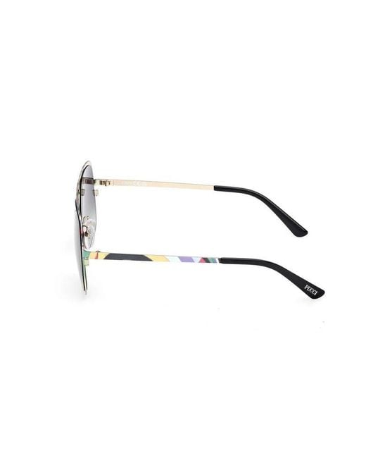 Emilio Pucci Multicolor Sunglasses Metal Eyewear