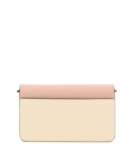 Marni Pink Tricolour Leather Trunk East-west Bag