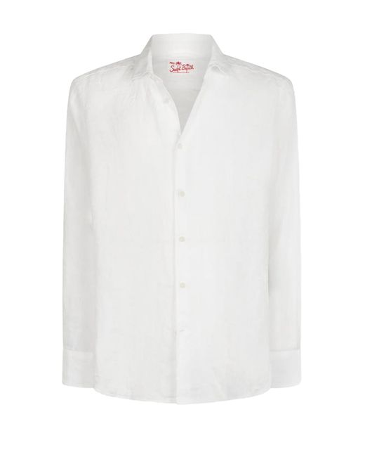Mc2 Saint Barth White Pamplona Shirt for men