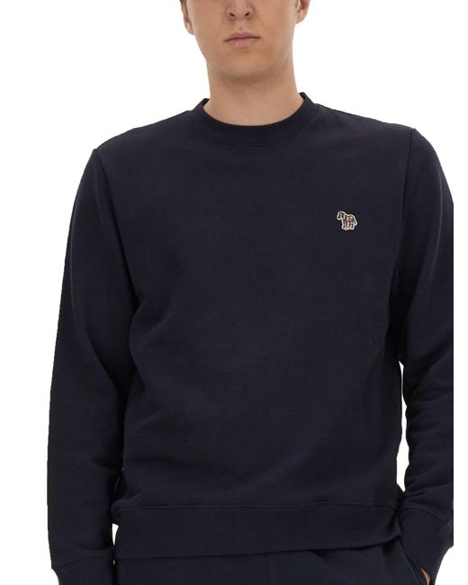 PS by Paul Smith Blue Sweatshirt With Logo for men