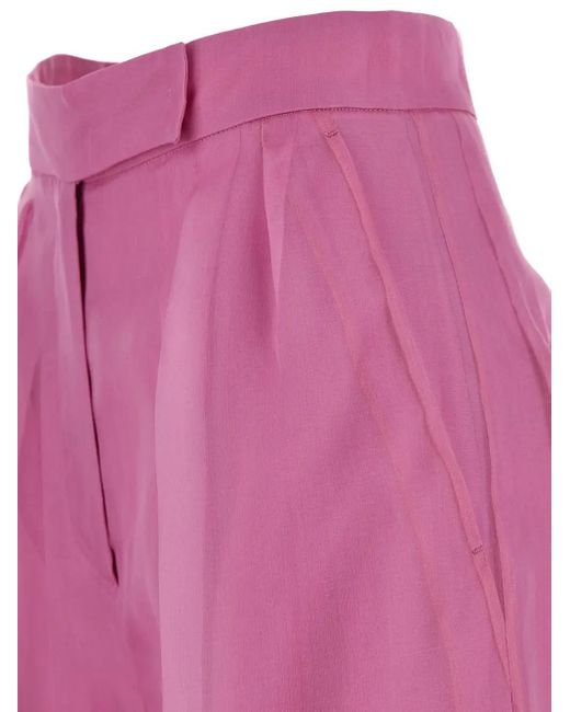Max Mara Pink Calibri Trousers