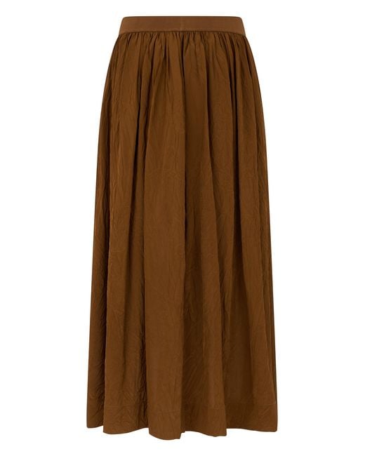 Uma Wang Brown Skirt, Long Viscose
