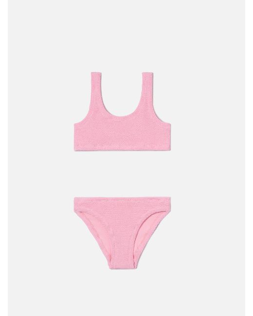 Mc2 Saint Barth Pink Baker Crinkle Bikini Light