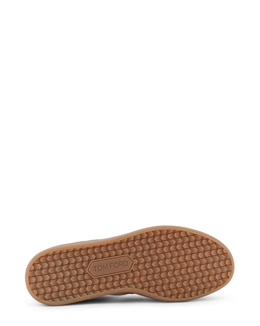Tom Ford Blue Low-Top Suede Sneakers for men