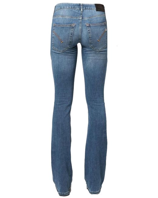 Dondup Blue Stretch-Cotton Jeans