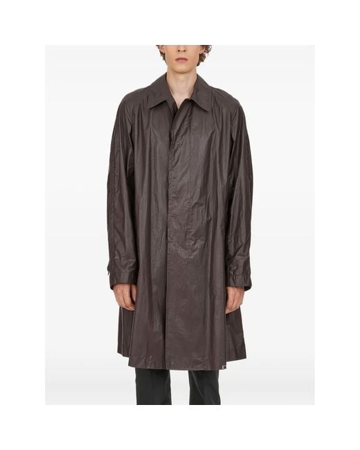 Ferragamo Brown Button-Up Parka Clothing for men