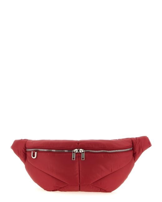 Rick Owens Red Polyester Crossbody Bag