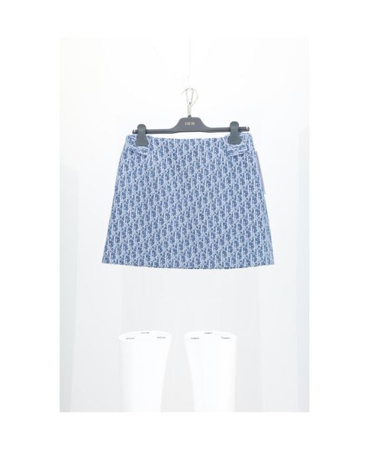 Dior Blue Skirt