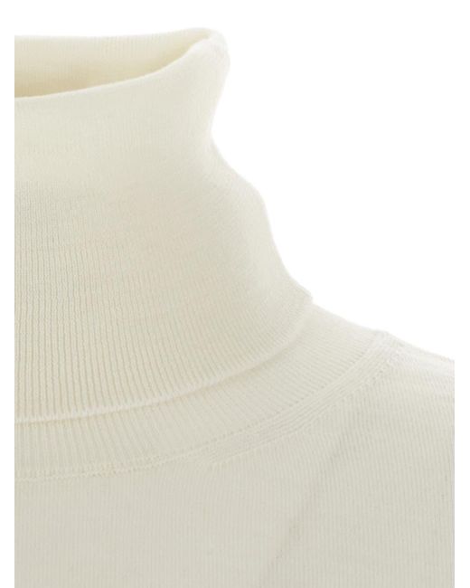 Jil Sander White Harmony Sweater for men