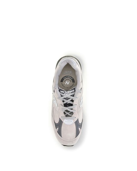 New Balance White Made Uk 991V1 Sneakers Upper: Suede; Sole: Rubber