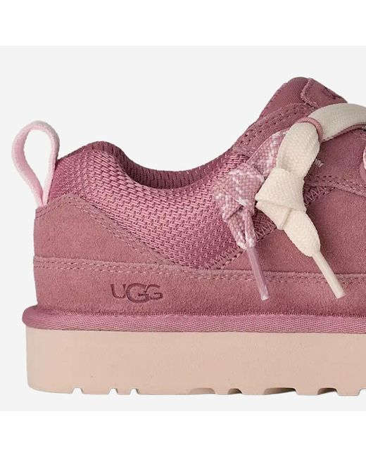 Ugg Pink Sneakers Lo Lowmel Leather Trainers