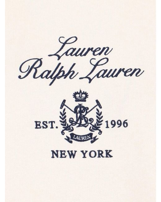 Ralph Lauren White Lightweight Cotton-Blend Knit Sweater