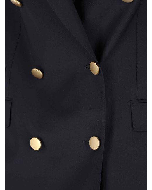 Tagliatore Blue Jasmine Double-Breasted Blazer, Made Exclusively