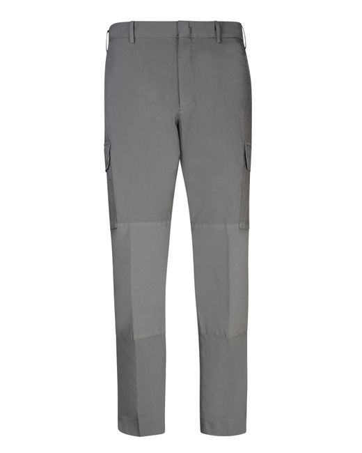 PT Torino Gray Cargo Military Trousers for men