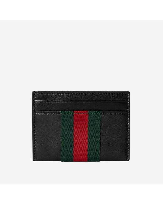 Gucci Black Cardholder Leather Wallets & Cardholders for men