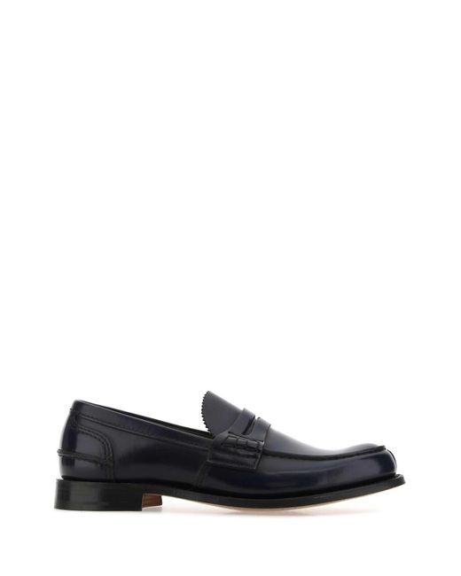 Church's White Leather Turnbridge Loafers for men