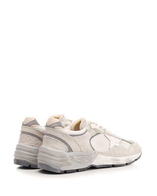 Golden Goose Deluxe Brand White/grey "dad-star" Sneakers