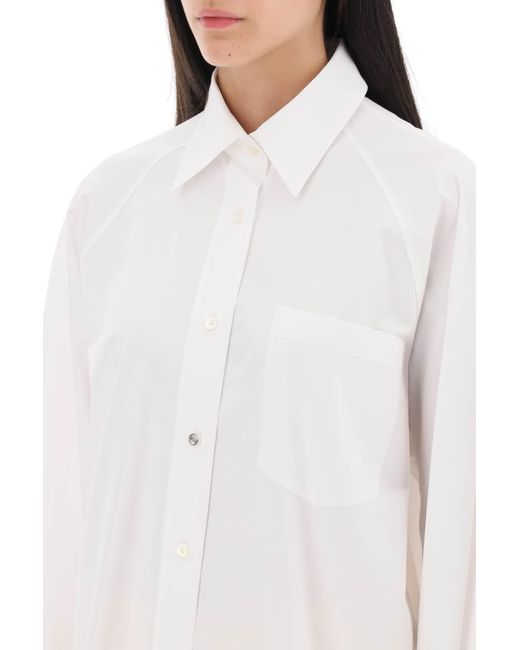 Stella McCartney White Oversized Poplin Shirt