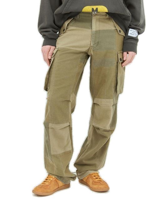 GALLERY DEPT. Green Marcus Patchwork Cargo Pants for men