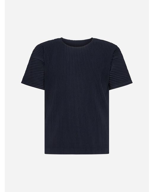 Homme Plissé Issey Miyake Blue Homme Plisse Issey Miyake T-shirts And Polos for men