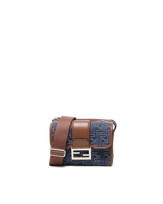 Fendi White Double Baguette Bag for men