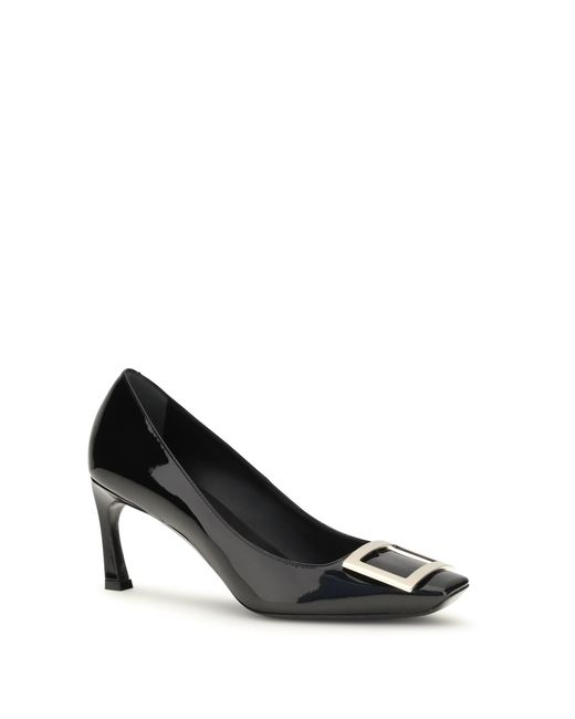 Roger Vivier Black Pumps Trompette Patent Leather Calf (Bos Taurus)