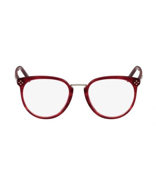 Chloé Red Chloe Eyeglasses Square Full Rim, Burgundy Frame And Clear Demo Lens Ce2690606