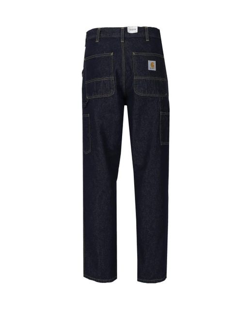 Carhartt Single Knee Pant Dark Blue Jeans for men