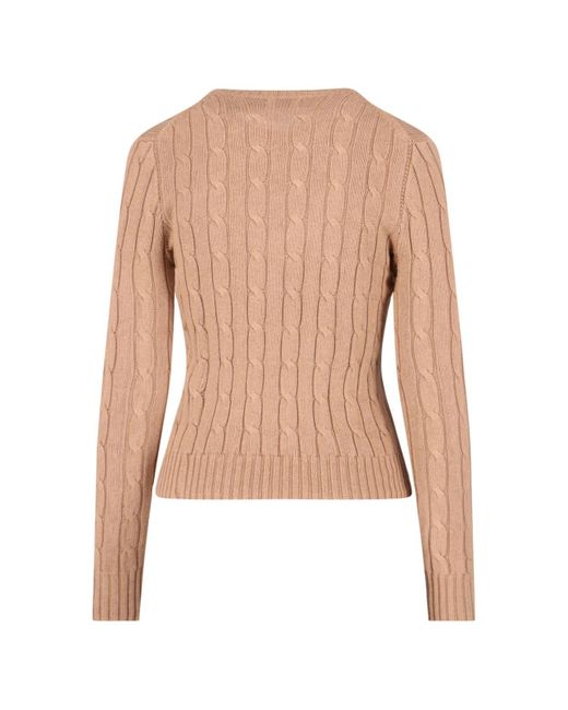 Ralph Lauren Multicolor Logo Braided Sweater