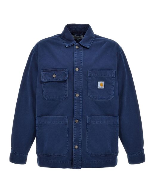 Carhartt Garrison Jacket in Blue for Men | Lyst