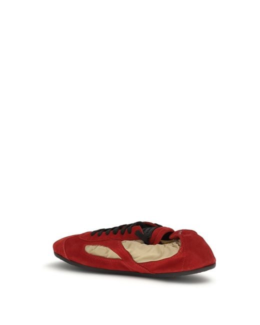 Proenza Schouler Red Soft Track Sneakers