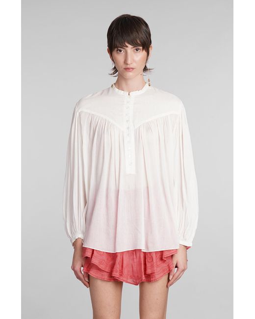 Isabel Marant White Kiledia Blouse