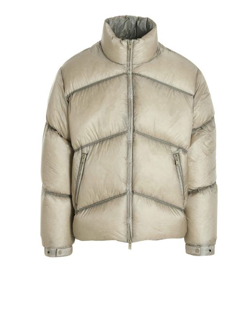 Represent Washed Down Jacket in Natural for Men | Lyst