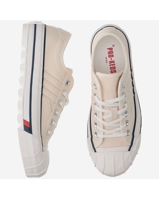 Pro Keds White Royal Intrepid Fabric Sneakers