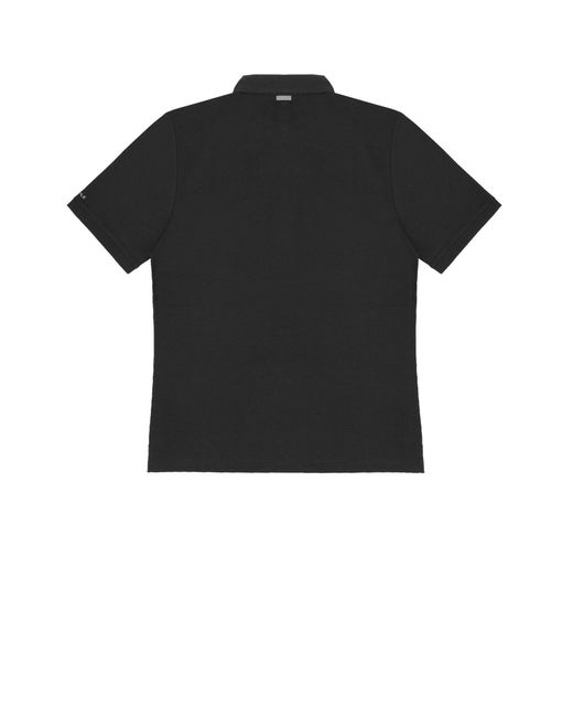 People Of Shibuya Black Short-Sleeved Polo Shirt for men