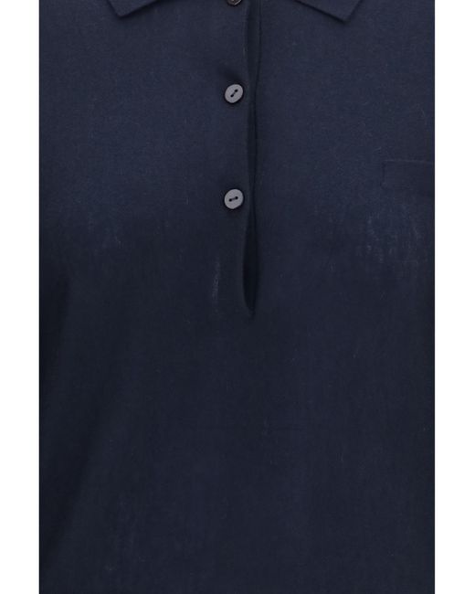 Lisa Yang Blue Norie Sweater Kashmir/Capra Hircus