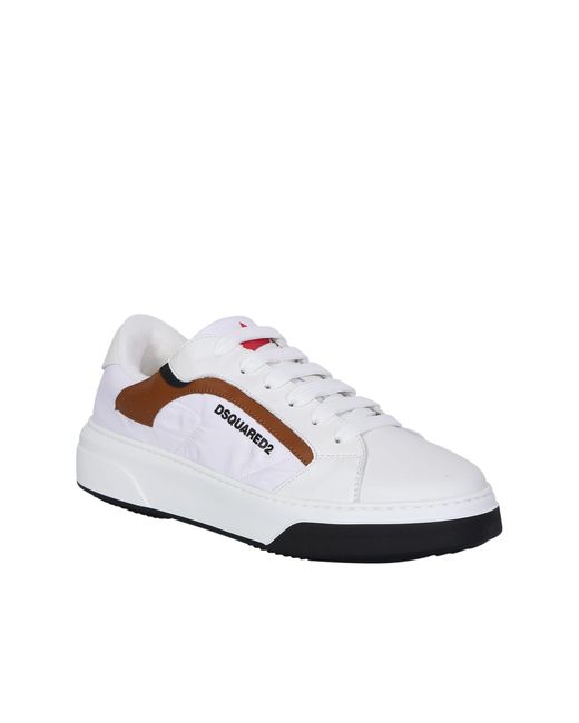 DSquared² White Nylon Sneakers for men