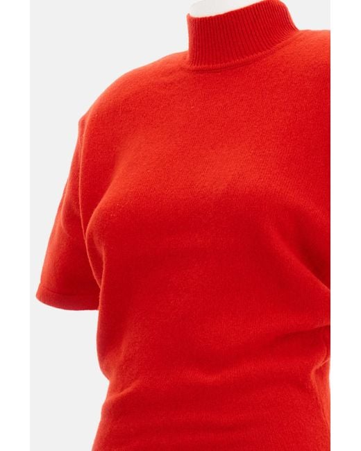 Jacquemus Red La Robe Maille Castagna