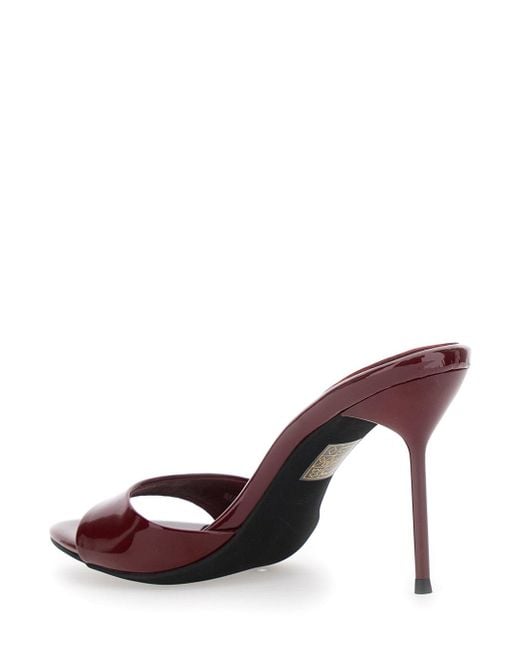 Jeffrey Campbell Brown Ce-Soire Mules With Almond Toe And High Stiletto Heel
