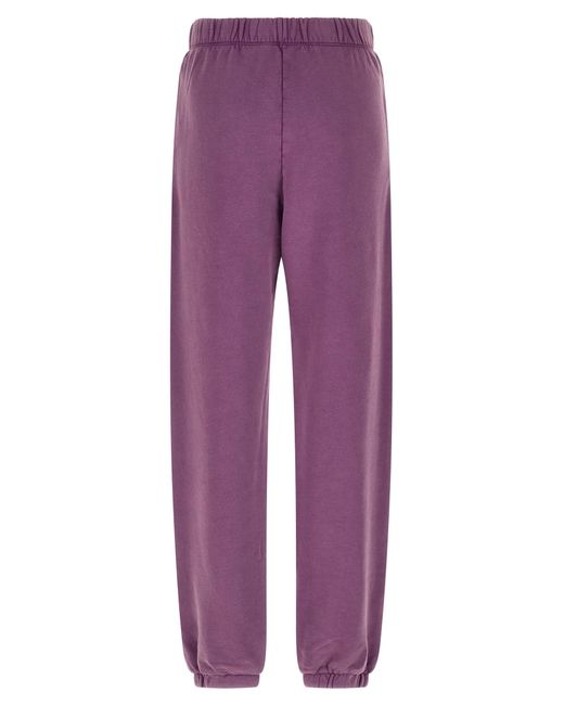 The Attico Purple Logo Joggers
