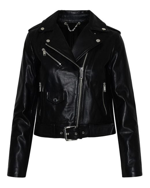 MICHAEL Michael Kors Black Leather Jacket