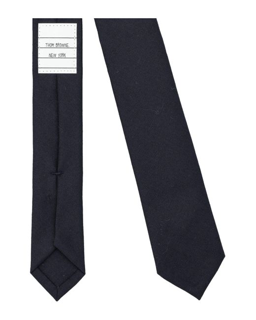 Thom Browne Blue Super 120'S Twill Necktie for men