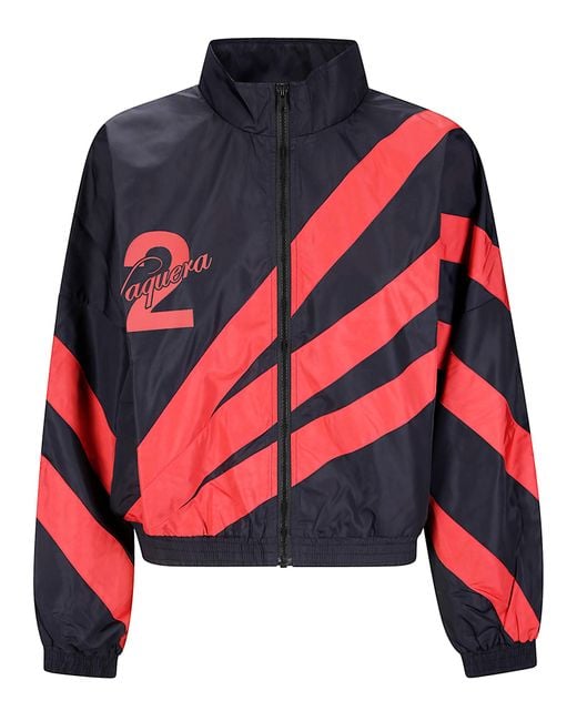 ジャケット・アウター VAQUERA Windbreaker Black Red VAQUERA Black & Red Windbreaker Jacket Vaquera