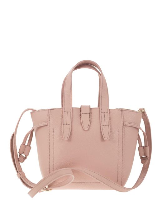 Furla Pink Net Mini Shopping Bag