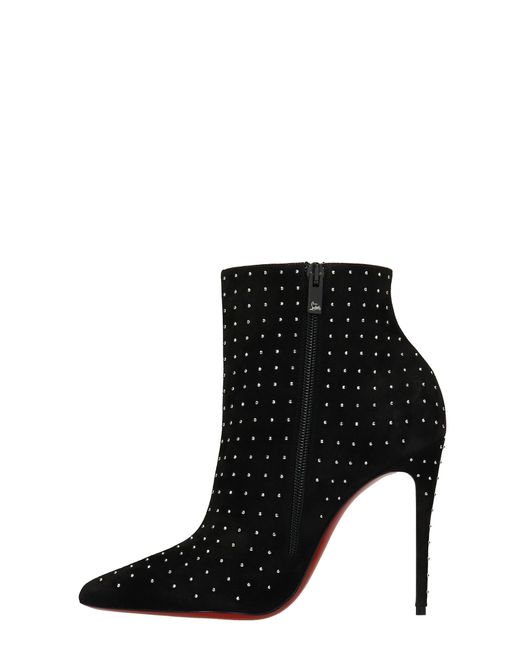 Christian Louboutin Black So Kate Booty High Heels Ankle Boots