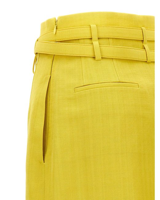 Jil Sander Yellow 66 Skirts